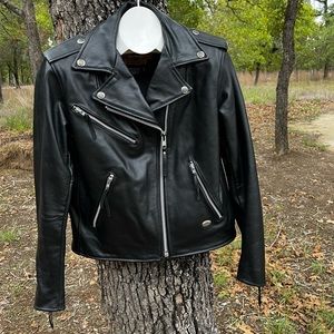 🖤🏍 HARLEY DAVIDSON LEATHER Motorcycle JACKET! Like New! Size Womens Small 🏍🖤